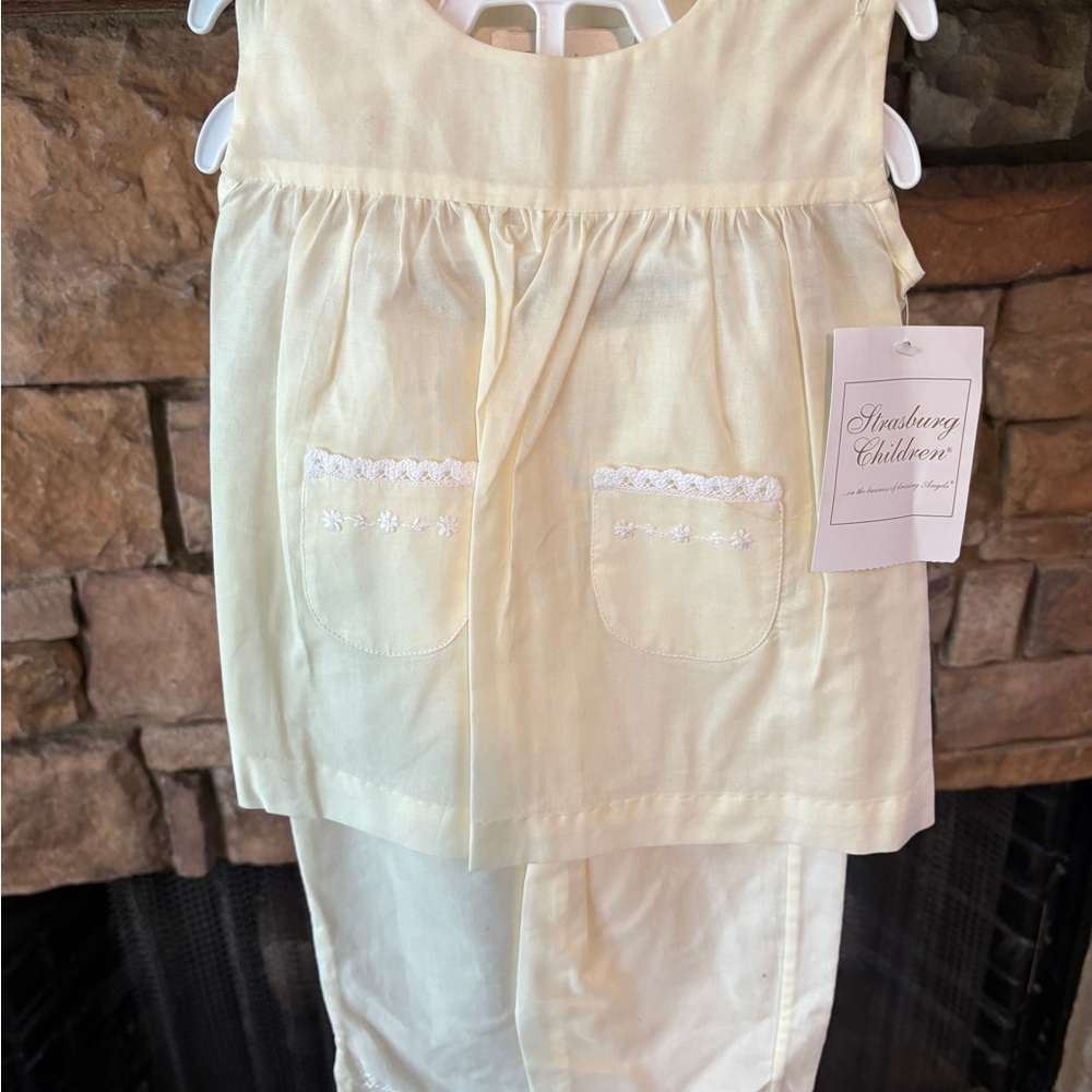 Strasburg Yellow Cotton Outfit